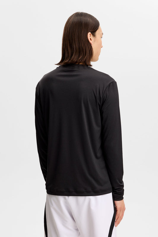Ade T-Shirt LS / Schwarz