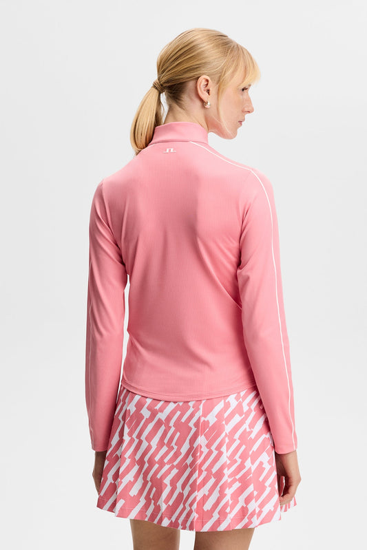 Adiola Quarter-Zip Mid Layer / Flamingo Plume