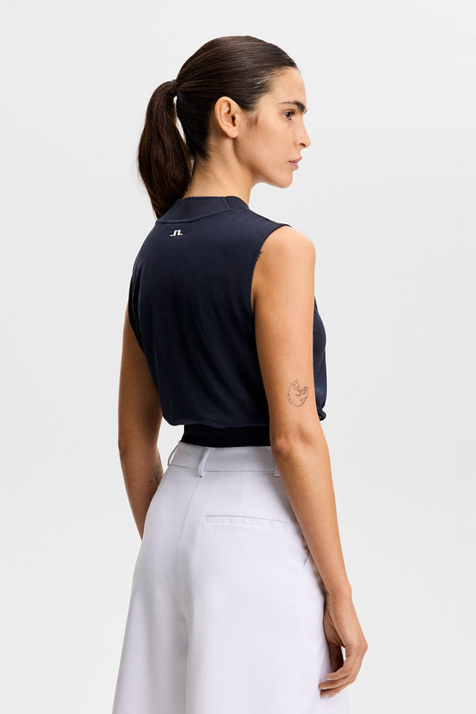 Liny ärmelloses Top / Marineblau