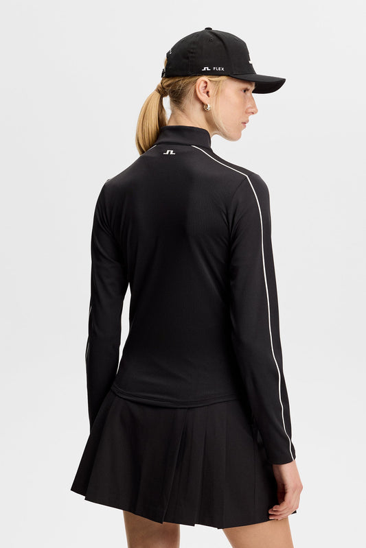 Adiola Quarter-Zip Midlayer / Schwarz