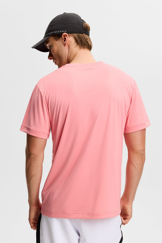 Ade T-Shirt / Flamingo-Feder