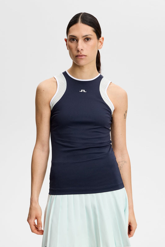 Nora ärmelloses Top / Navy