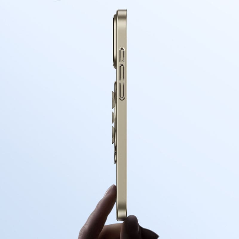 2-in-1 magnetische Ständerhülle mit Objektivfilmschutz für iPhone 16