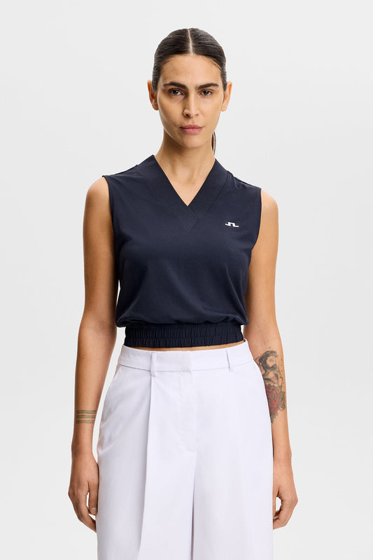 Liny ärmelloses Top / Marineblau
