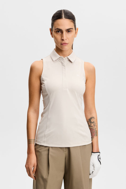 Dena ärmelloses Polo / Moonbeam