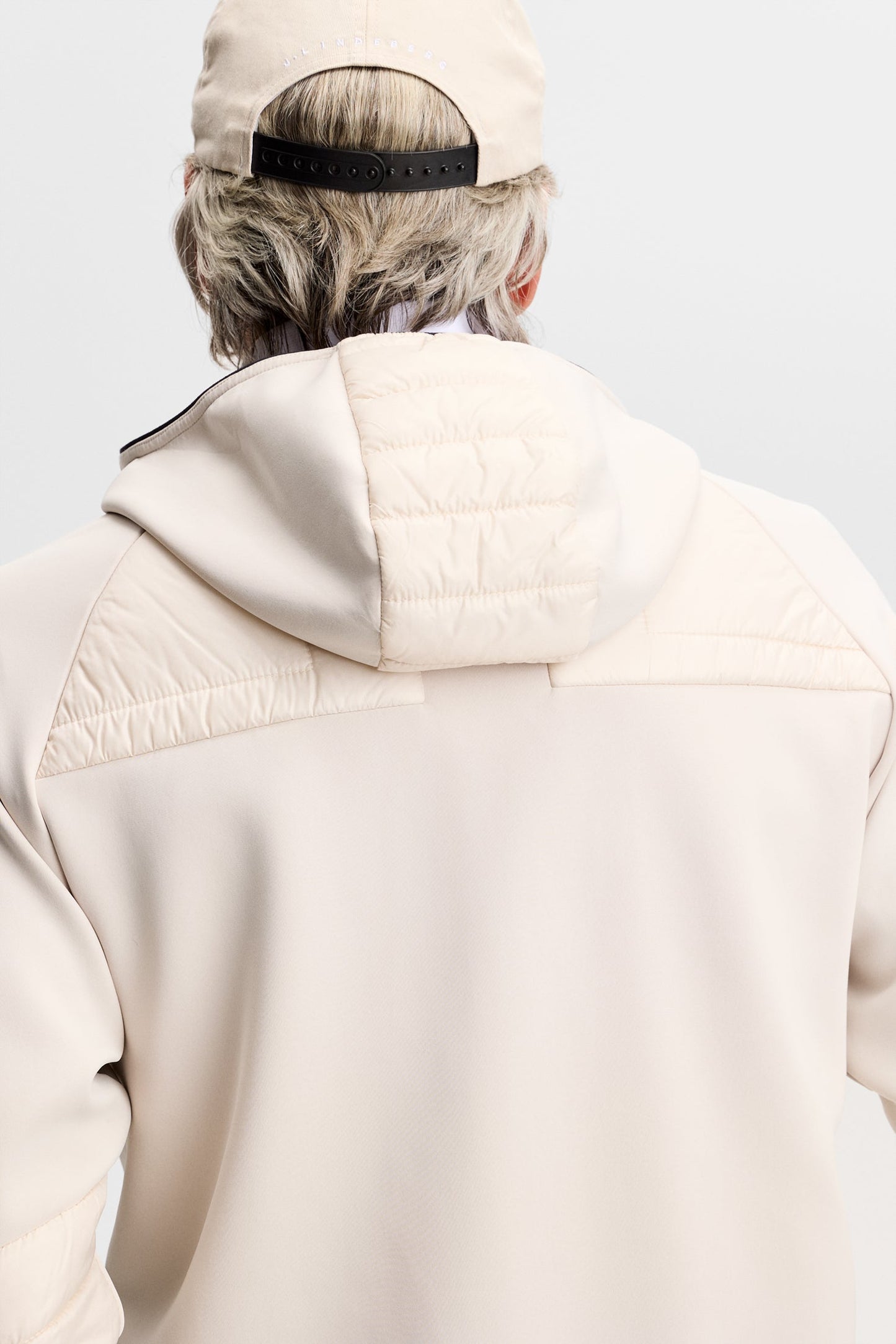 Heyden Quilt Hybrid Kapuze / Moonbeam