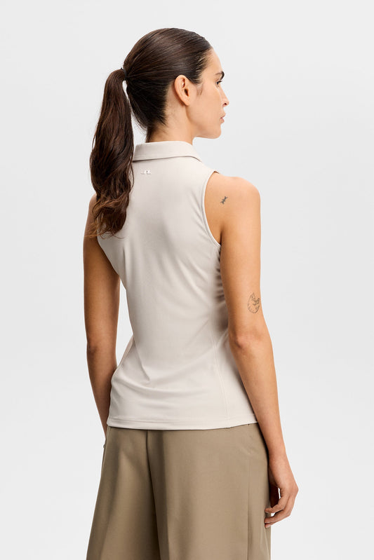 Dena ärmelloses Polo / Moonbeam