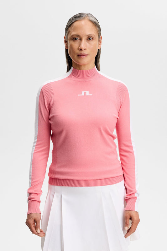 Adia Strickpullover / Flamingo-Feder
