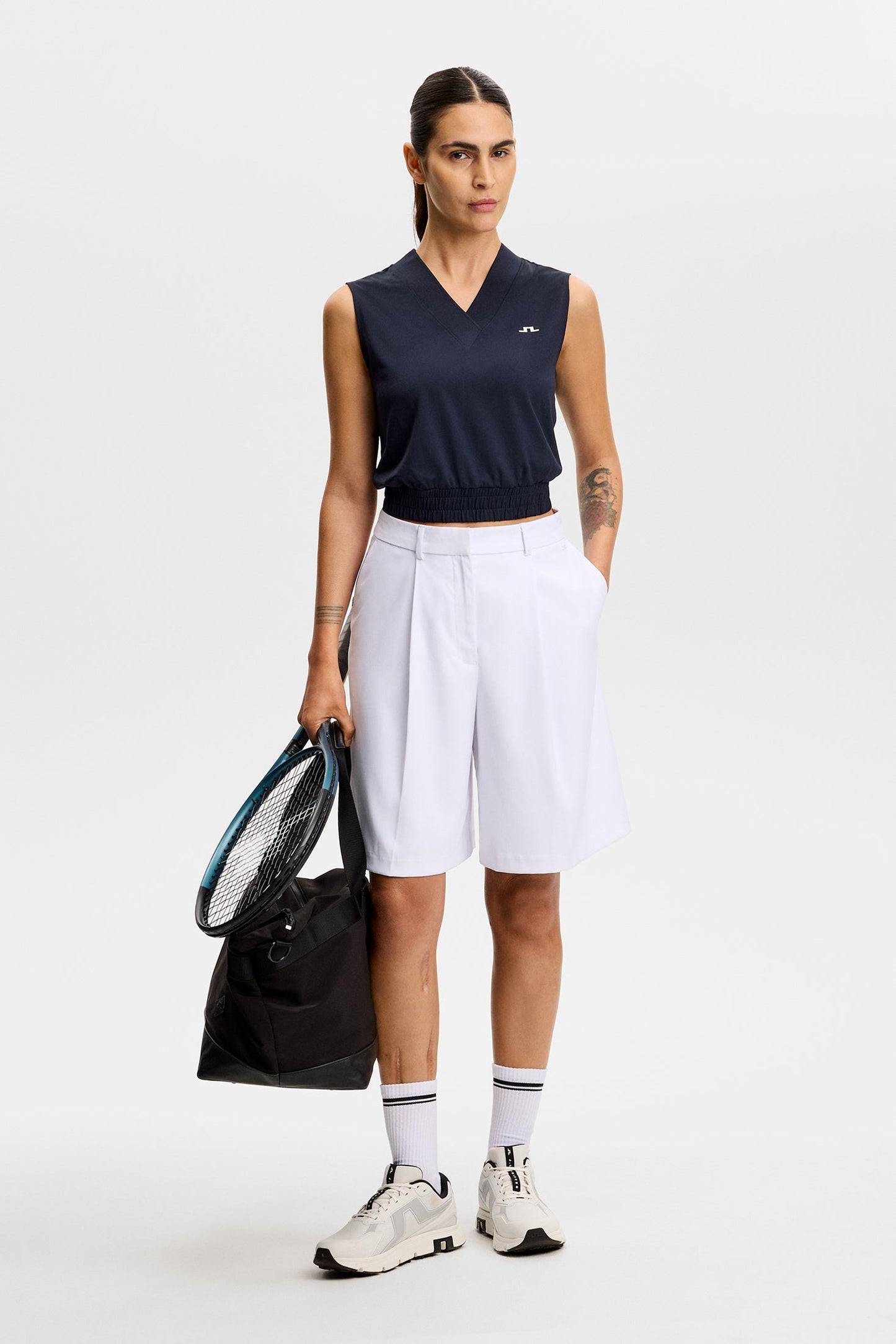 Liny ärmelloses Top / Marineblau