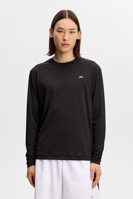 Ade T-Shirt LS / Schwarz