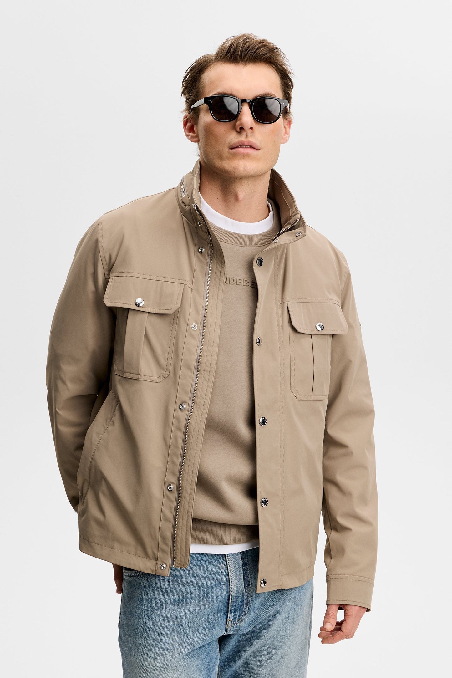 Bailey Recy Poly Jacket / Brindle