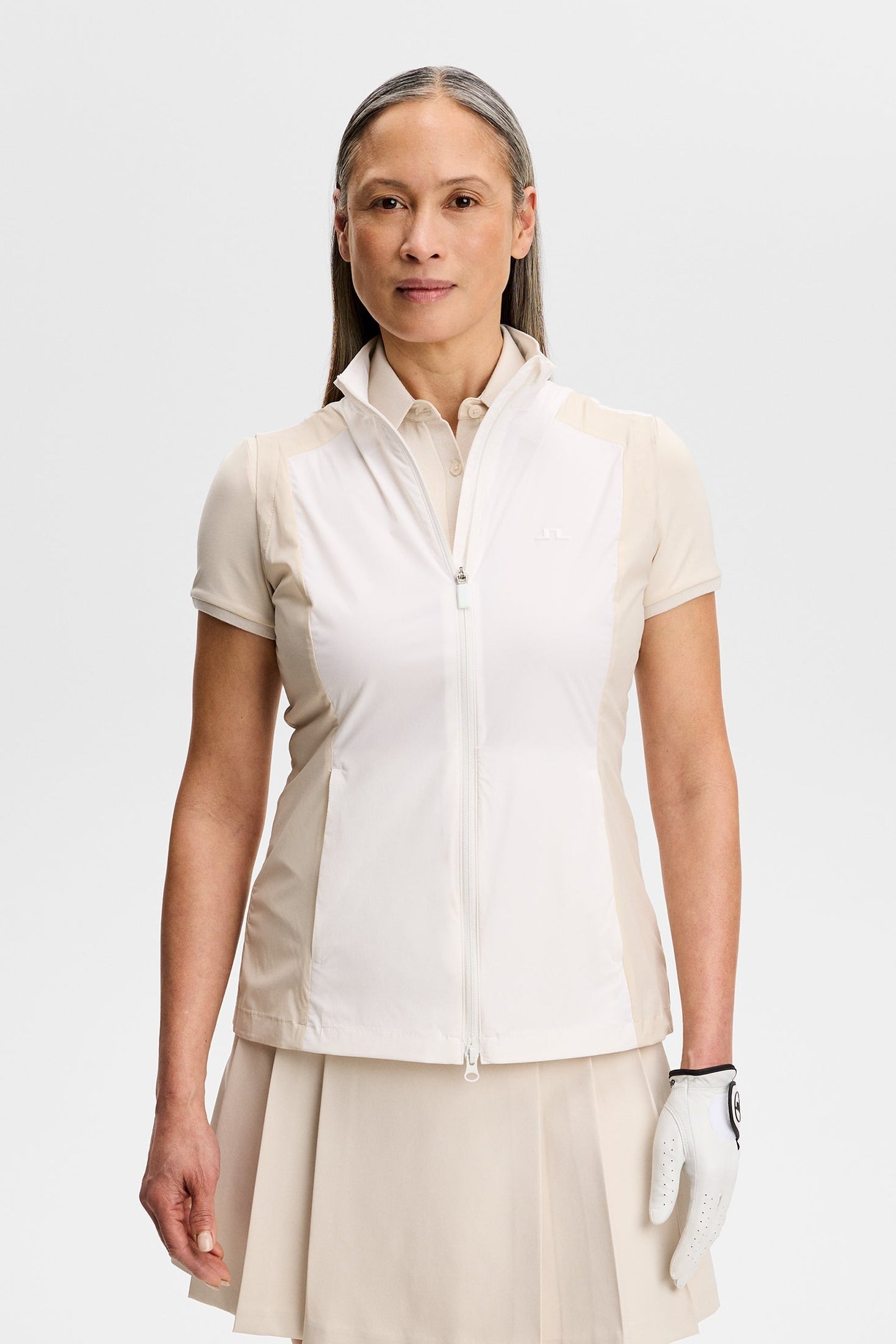 Brooks Zip Packable Vest / Weiß