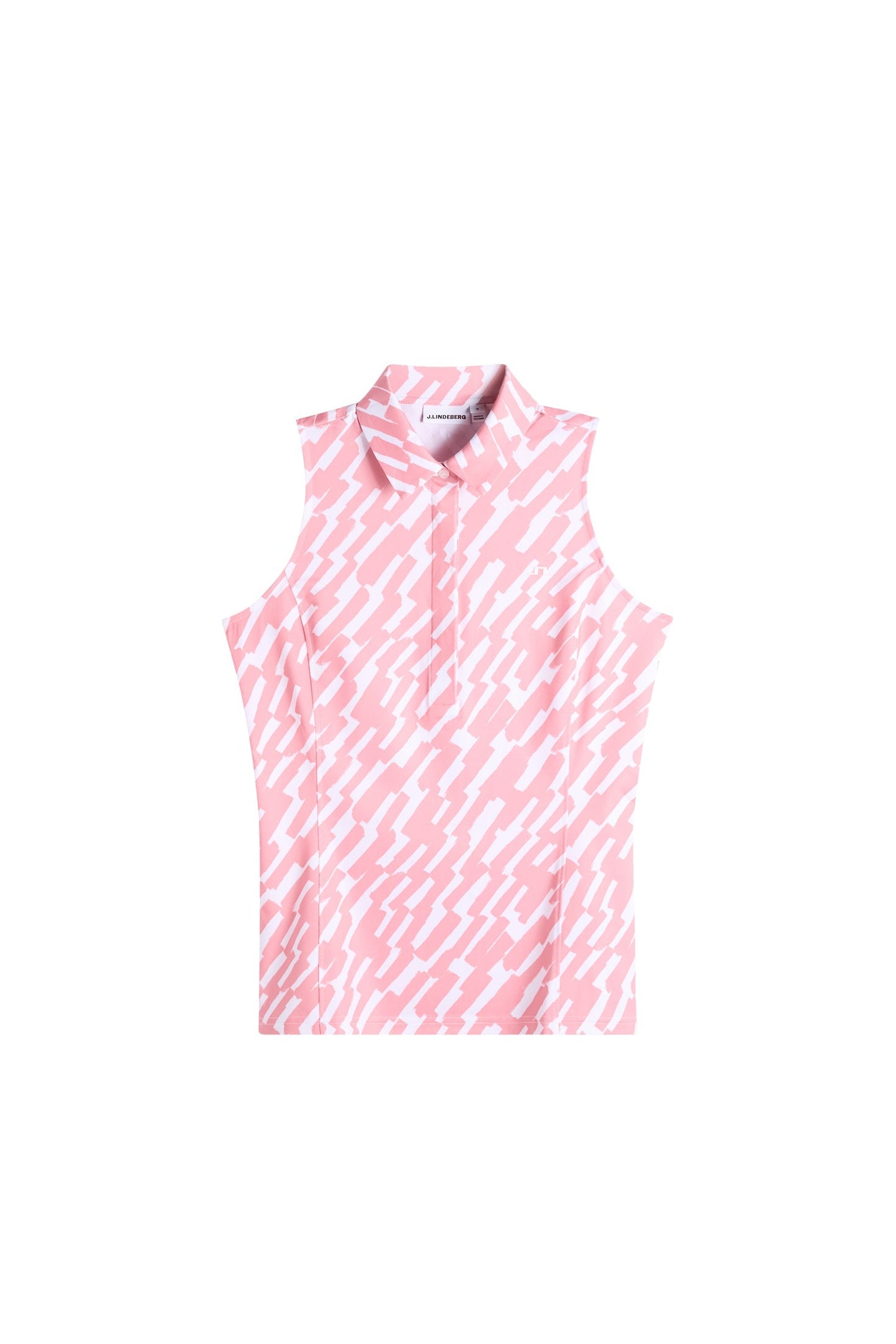 Ärmelloses Poloshirt Dena Print / Oak Flamingo M