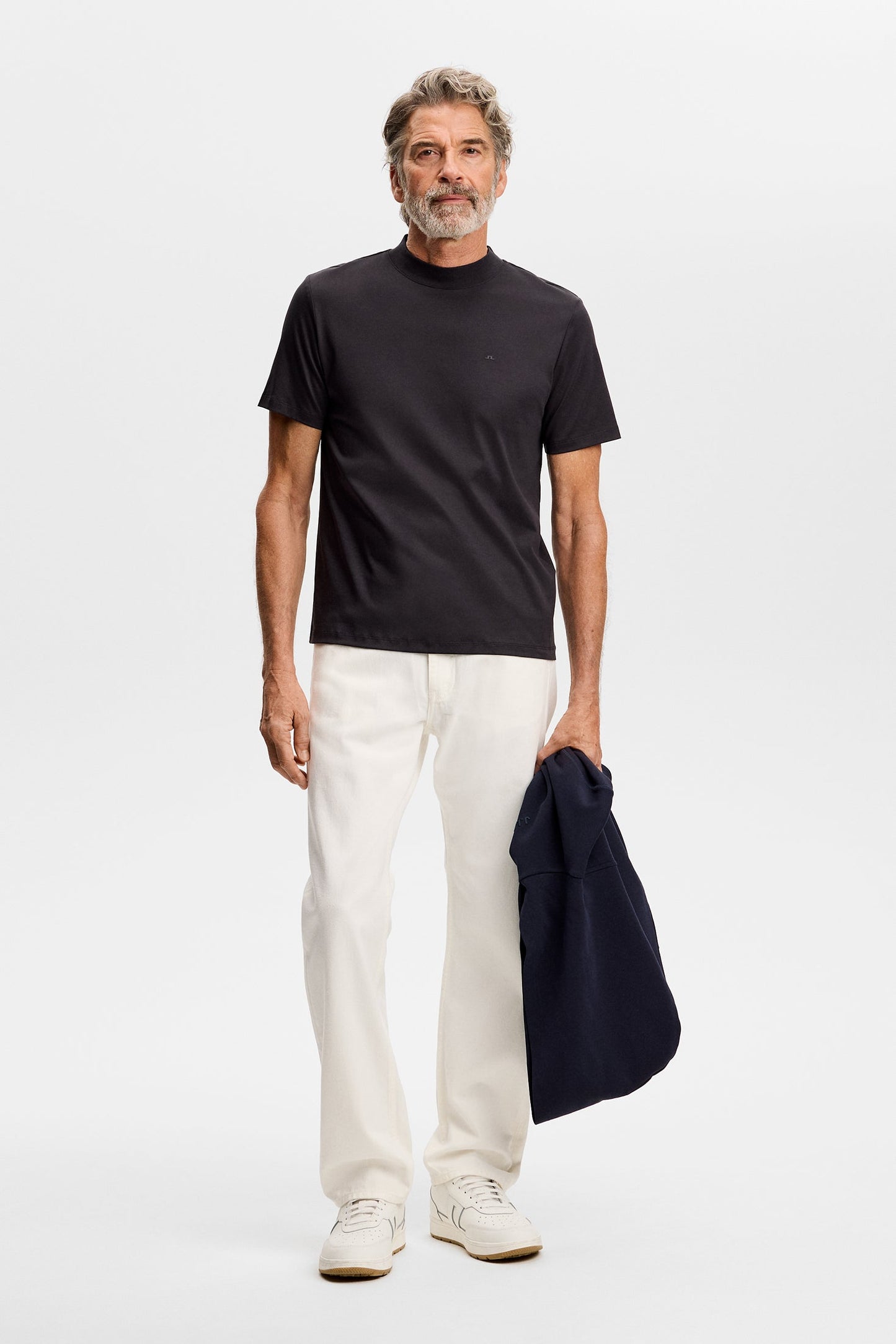 Ace Mock-Neck-T-Shirt / Schwarz