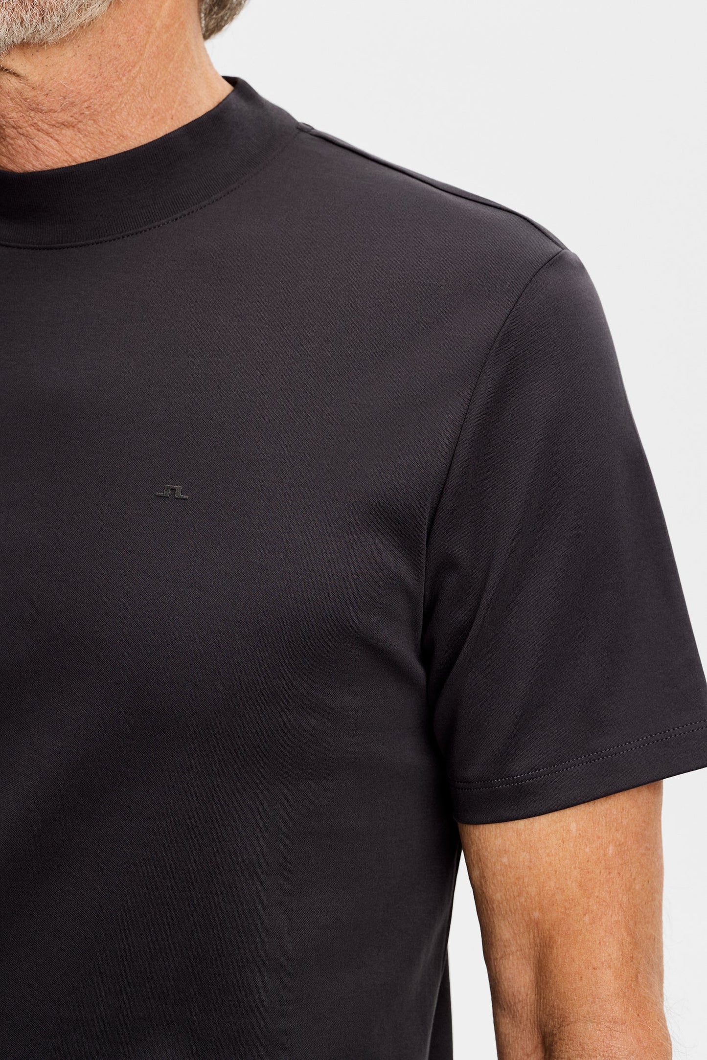 Ace Mock-Neck-T-Shirt / Schwarz