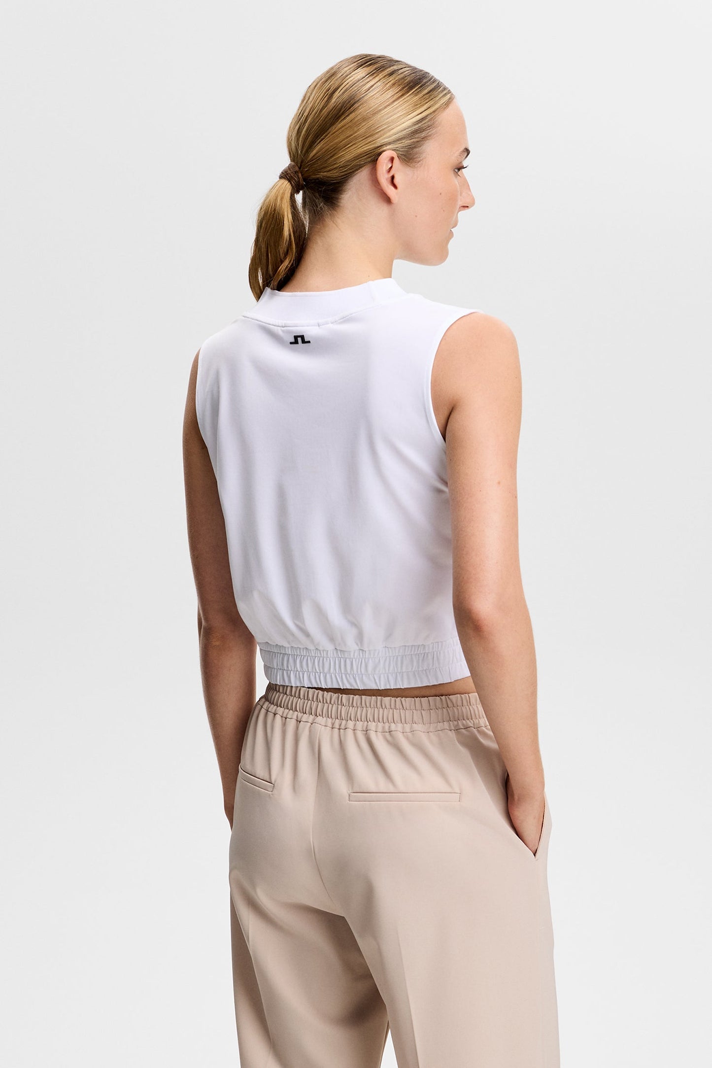 Liny ärmelloses Top / Weiß