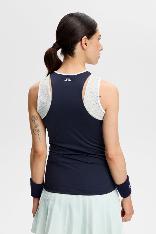 Nora ärmelloses Top / Navy