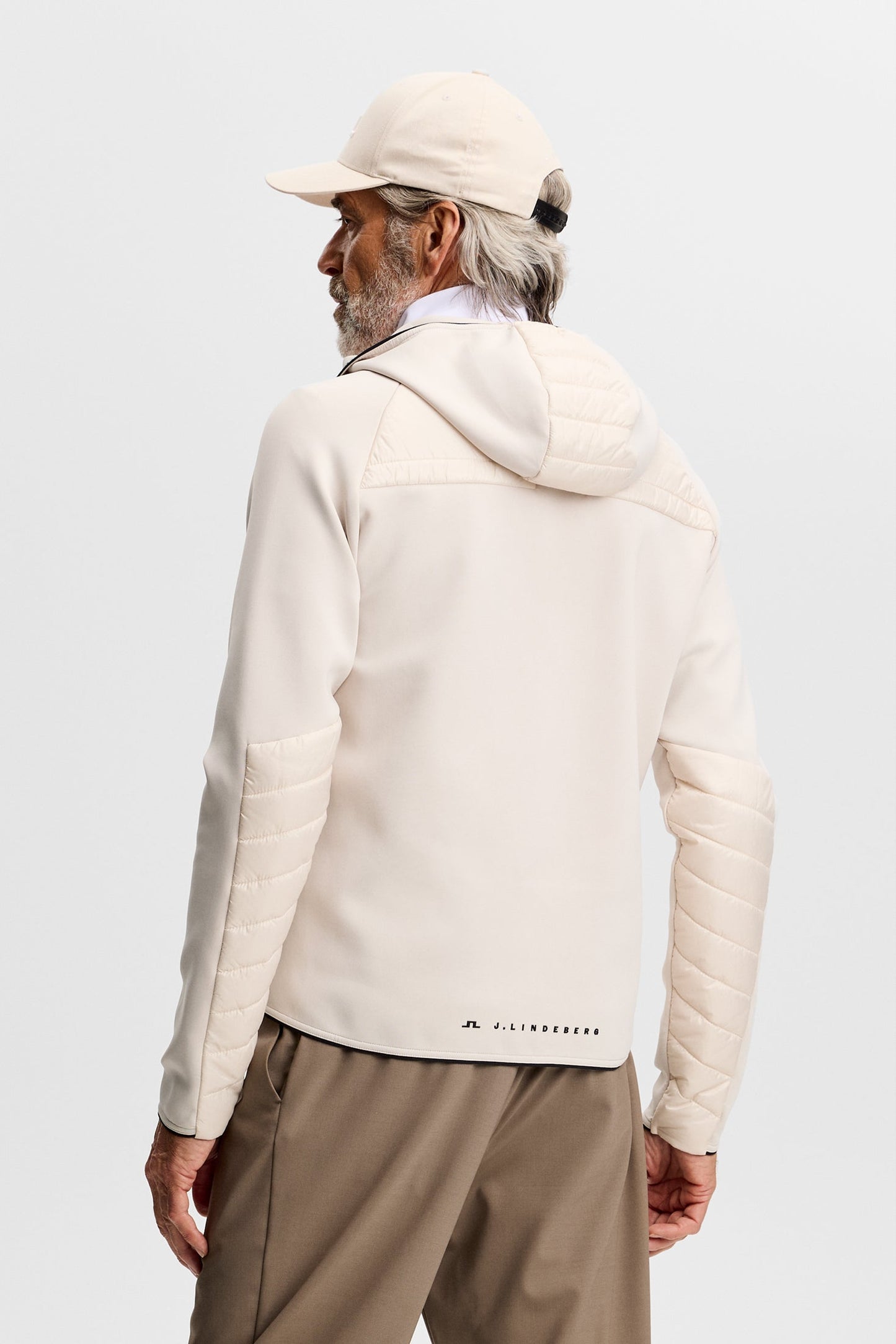 Heyden Quilt Hybrid Kapuze / Moonbeam